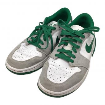 NIKE (ナイキ) ゴルフシューズ メンズ SIZE 26.5cm グレー×グリーン Air Jordan 1 Low Golf DD9315-112