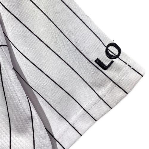 千葉ロッテマリーンズ (チバロッテマリーンズ) 応援グッズ Lサイズ ホワイト×ブラック 2023年ホームユニフォーム ユニフォーム 山口航輝【51】 レプリカ