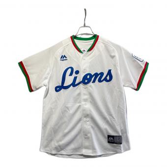 埼玉西武ライオンズ (サイタマセイブライオンズ) 応援グッズ SIZE M ホワイト ユニフォーム 復刻レプリカユニフォーム JM08-SL-9002-WH-MD