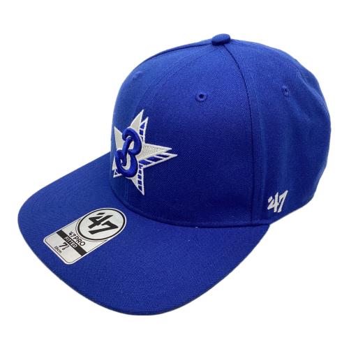 横浜DeNAベイスターズ (ヨコハマディーエヌエーベイスターズ) 応援グッズ 59cm ブルー 1998年優勝時の復刻デザイン 帽子 GET THE FLAG 2023/’47/オーセンティックキャップ プロ仕様モデル