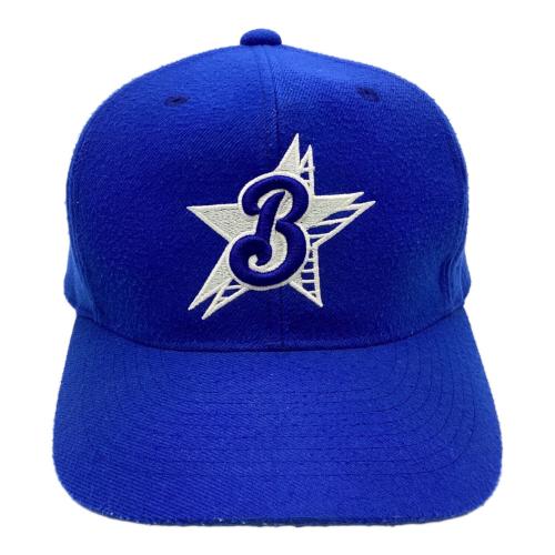横浜DeNAベイスターズ (ヨコハマディーエヌエーベイスターズ) 応援グッズ ブルー 実使用 当時物 RAWLINGS 帽子 プロ仕様モデル