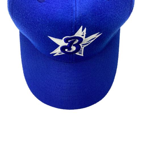 横浜DeNAベイスターズ (ヨコハマディーエヌエーベイスターズ) 応援グッズ ブルー 実使用 当時物 RAWLINGS 帽子 プロ仕様モデル