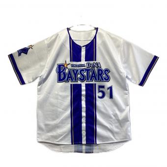 横浜DeNAベイスターズ (ヨコハマディーエヌエーベイスターズ) 応援グッズ Mサイズ ホワイト オーダーハイクオリティーレプリカユニフォーム/HOME/2025 ユニフォーム 宮崎敏郎【51】