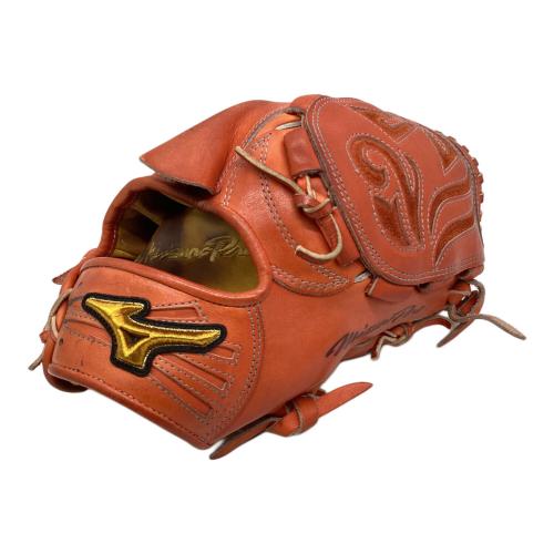 MIZUNO (ミズノ) 硬式グローブ オレンジ 波賀ジャパン 松井型 ミズノプロ 投手用 1AJGH19101