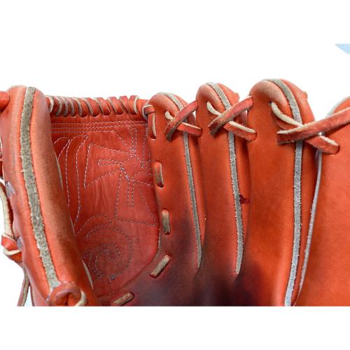 MIZUNO (ミズノ) 硬式グローブ オレンジ 波賀ジャパン 松井型 ミズノプロ 投手用 1AJGH19101