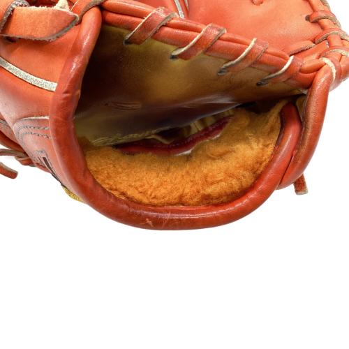 MIZUNO (ミズノ) 硬式グローブ オレンジ 波賀ジャパン 松井型 ミズノプロ 投手用 1AJGH19101