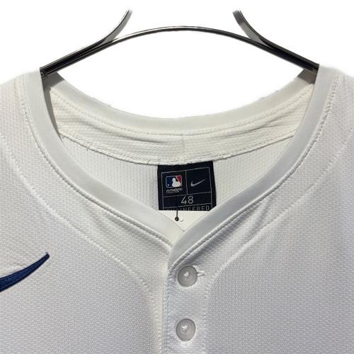 ロサンゼルスドジャース 応援グッズ SIZE 48 ホワイト WS優勝バッチ付き ファナティックス・ジャパン ユニフォーム 大谷翔平【17】