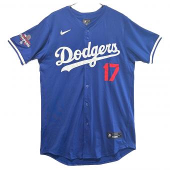 ロサンゼルスドジャース 応援グッズ SIZE 44 ネイビー WS優勝ワッペン付き ファナティックス・ジャパン ユニフォーム 大谷翔平【17】