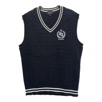 PEARLY GATES (パーリーゲイツ) ゴルフウェア(トップス) メンズ SIZE M ブラック ニットベスト 053-1173301