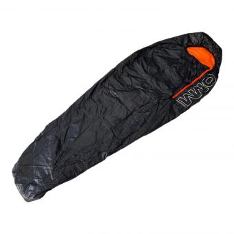 OMM (オリジナルマウンテンマラソン) マミー型シュラフ(化繊) ネイビー×オレンジ MOUNTAIN RAID1.6 【春～秋用】 約195×65cm