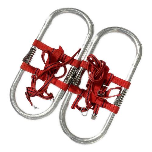 EXPERT OF JAPAN (エキスパートオブジャパン) スノーシュー SIZE M シルバー×レッド アルミワカン