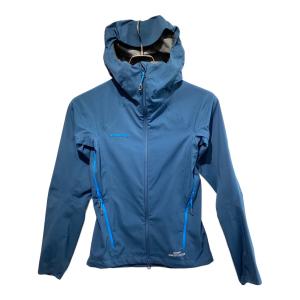 MAMMUT (マムート) トレッキングウェア(ジャケット) レディース SIZE S ブルー 1010-22170 アルティメットアルパイン SO フーデッド ジャケット