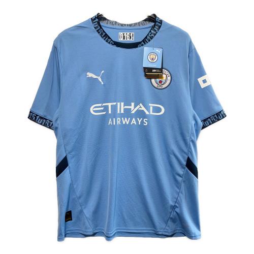 PUMA (プーマ) サッカーユニフォーム SIZE XL スカイブルー 24-25 マンチェスター・シティ HOME ユニフォーム マンチェスターシティ 775075-01
