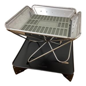 Snow peak (スノーピーク) 焚火台 ベースプレートスタンドL/M付 焚火台Lスターターセット 未使用品