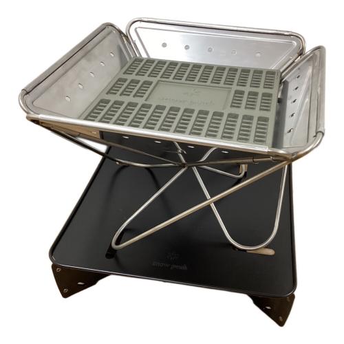 Snow peak (スノーピーク) 焚火台 ベースプレートスタンドL/M付 焚火台Lスターターセット 未使用品