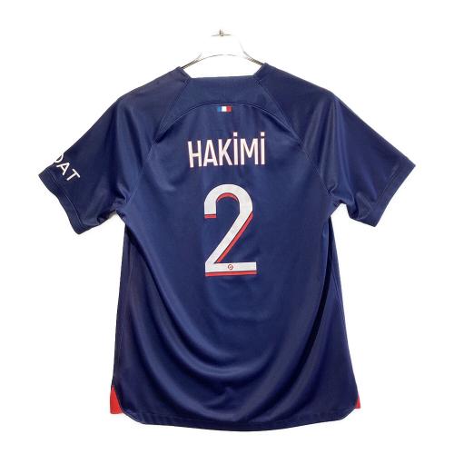 NIKE (ナイキ) サッカーユニフォーム メンズ SIZE L ネイビー×レッド パリサンジェルマン 23/24 ユニフォーム ホーム アクラフ・ハキミ【2】 PARIS SAINT-GERMAIN DX2694-411