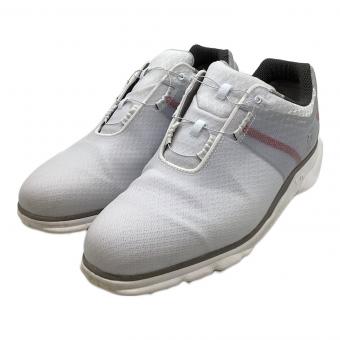 FOOT-JOY (フットジョイ) ゴルフシューズ メンズ SIZE 27cm ホワイト×グレー ＠ 53097J