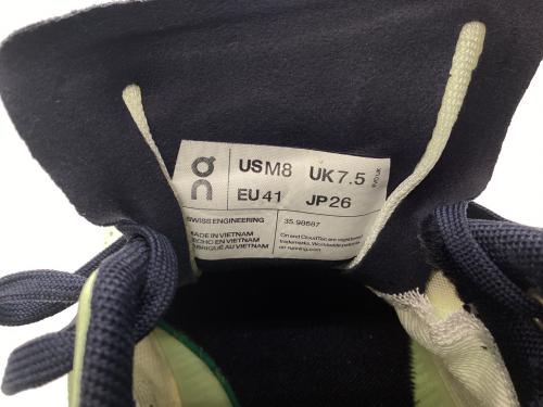 on (オン) ランニングシューズ メンズ SIZE 26cm グリーン×ホワイト クラウドフロウ 35.98687