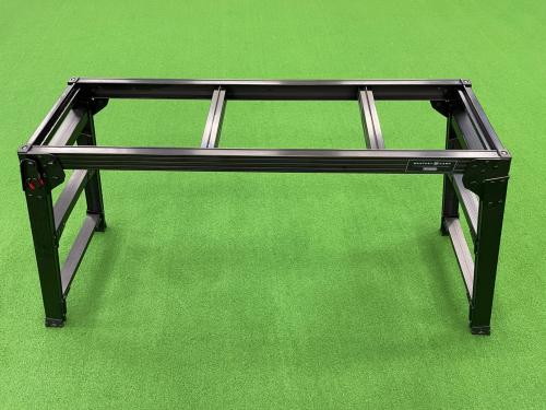 Hasegawa (ハセガワ) アウトドアテーブル ブラック WANTKEYCAMP アルミグリルテーブル