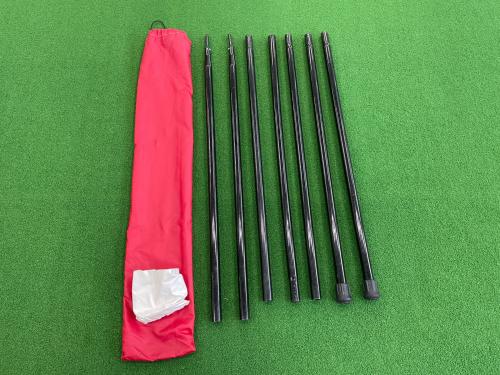 MOSS (モス) ウィングタープ ポール（250cm）×2・予備一節付き パラウィング19ft 約568×568cm 4～6人用