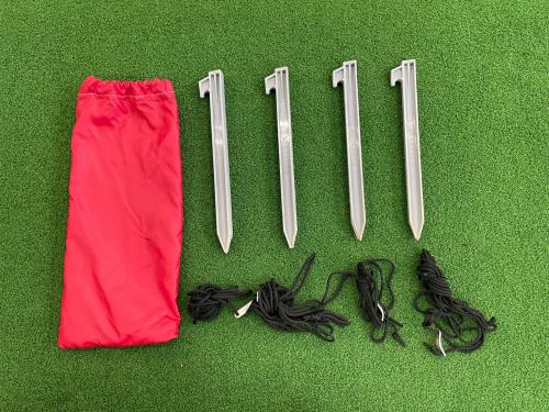 MOSS (モス) ウィングタープ ポール（250cm）×2・予備一節付き パラウィング19ft 約568×568cm 4～6人用