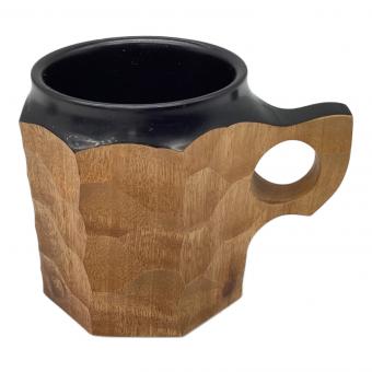 Akihiro WOODWORKS (アキヒロウッドワークス) アウトドア食器 Lサイズ ブラック Jincup Urushi