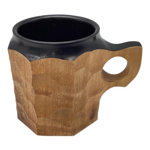 Akihiro WOODWORKS (アキヒロウッドワークス) アウトドア食器 Lサイズ ブラック Jincup Urushi