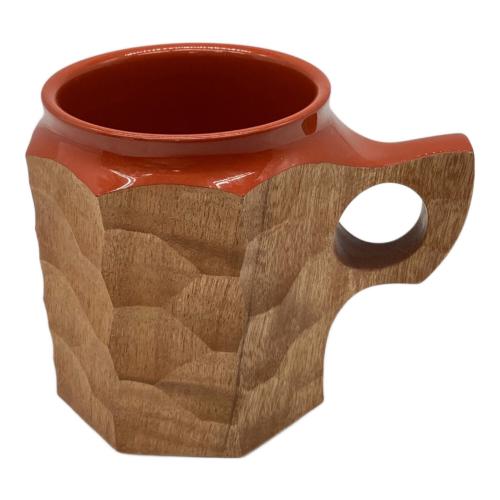 Akihiro WOODWORKS (アキヒロウッドワークス) アウトドア食器 Lサイズ レッド Jincup Urushi