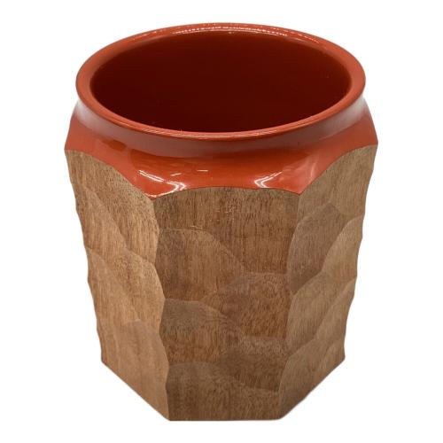 Akihiro WOODWORKS (アキヒロウッドワークス) アウトドア食器 Lサイズ レッド Jincup Urushi