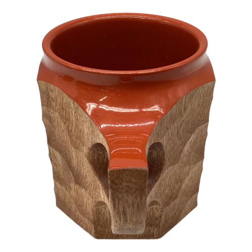 Akihiro WOODWORKS (アキヒロウッドワークス) アウトドア食器 Lサイズ レッド Jincup Urushi