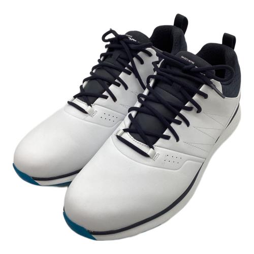 SKECHERS (スケッチャーズ) ゴルフシューズ メンズ SIZE 28cm ホワイト MOJO ELITE PUNCH SHOT スパイクレスシューズ 54538