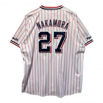 東京ヤクルトスワローズ (トウキョウヤクルトスワローズ) 応援グッズ XLサイズ ホワイト×レッド Majestic製 ユニフォーム 中村悠平【27】 レプリカ JM08-YS-9004-WH