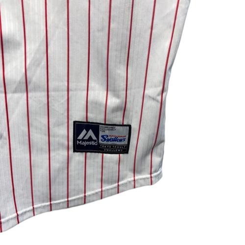 東京ヤクルトスワローズ (トウキョウヤクルトスワローズ) 応援グッズ XLサイズ ホワイト×レッド Majestic製 ユニフォーム 川端慎吾【5】