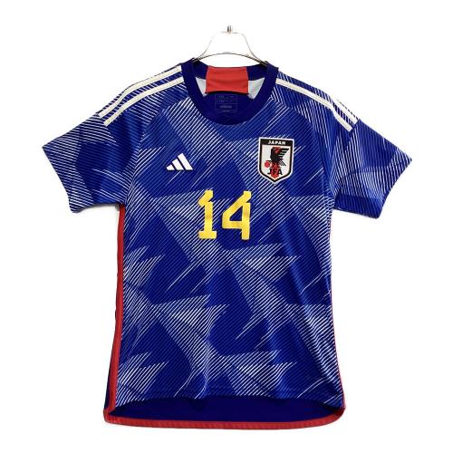 日本代表 (ニホンダイヒョウ) サッカーユニフォーム SIZE XL ブルー 伊東純也【14】2022年ホームレプリカユニフォーム adidas HF1845