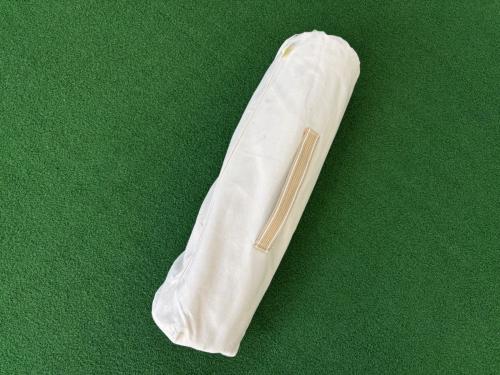 CAMP MANIA PRODUCTS (キャンプ マニア プロダクト) アウトドアテーブル 約50.9×50.9×41.5cm 帆布ケース付 @ ロールトップパーティーテーブル/L ロール ウッド