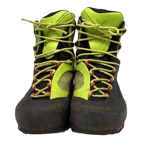 MONTURA (モンチュラ) トレッキングシューズ メンズ EU43.5(約27cm) ブラック×グリーン バーティゴ GORE-TEX ハイカット(ハードソール) GORE-TEX