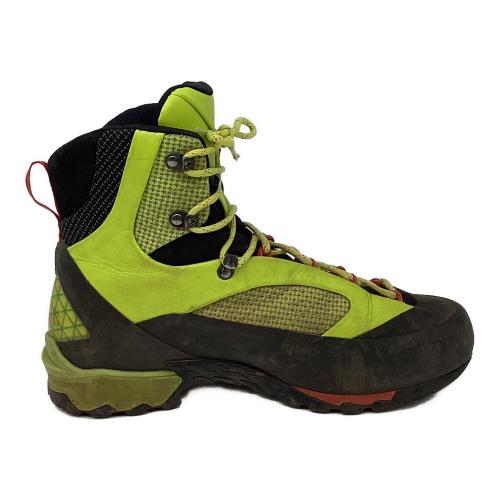 MONTURA (モンチュラ) トレッキングシューズ メンズ EU43.5(約27cm) ブラック×グリーン バーティゴ GORE-TEX ハイカット(ハードソール) GORE-TEX