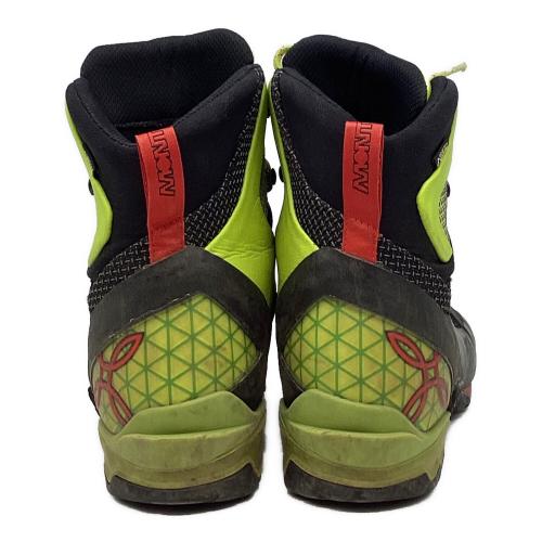 MONTURA (モンチュラ) トレッキングシューズ メンズ EU43.5(約27cm) ブラック×グリーン バーティゴ GORE-TEX ハイカット(ハードソール) GORE-TEX