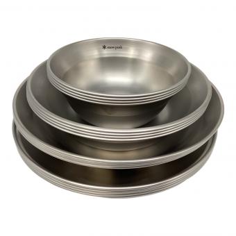 Snow peak (スノーピーク) アウトドア食器 TW-021F テーブルウェアセットL ファミリー