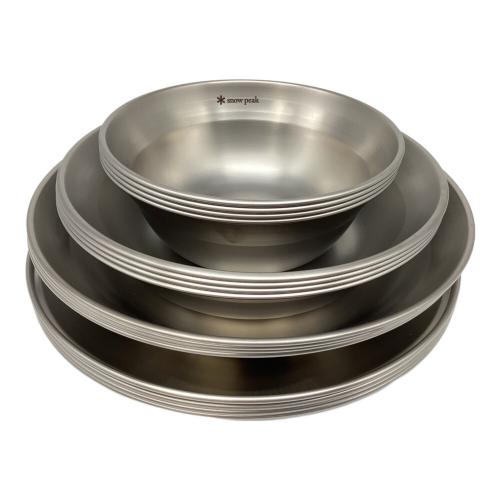 Snow peak (スノーピーク) アウトドア食器 TW-021F テーブルウェアセットL ファミリー