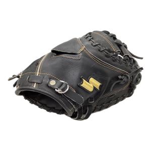 SSK (エスエスケイ) 軟式グローブ ブラック RAWHIDE LACING キャッチャーミット SSM-201