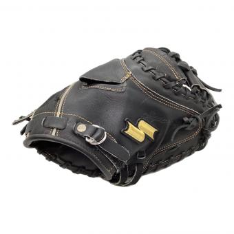 SSK (エスエスケイ) 軟式グローブ ブラック RAWHIDE LACING キャッチャーミット SSM-201