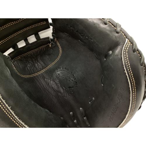 SSK (エスエスケイ) 軟式グローブ ブラック RAWHIDE LACING キャッチャーミット SSM-201