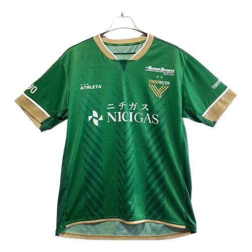 東京ヴェルディ (トウキョウヴェルディ) サッカーユニフォーム SIZE O グリーン 山田 楓喜【18】2024年1stオーセンティックユニフォーム ATHLETA