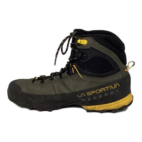 LA SPORTIVA (スポルティバ) トレッキングシューズ メンズ SIZE 27cm カーキ×イエロー TX5 GTX ハイカット(ソフトソール) 国内代理店表記 有