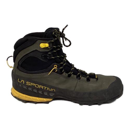 LA SPORTIVA (スポルティバ) トレッキングシューズ メンズ SIZE 27cm カーキ×イエロー TX5 GTX ハイカット(ソフトソール) 国内代理店表記 有