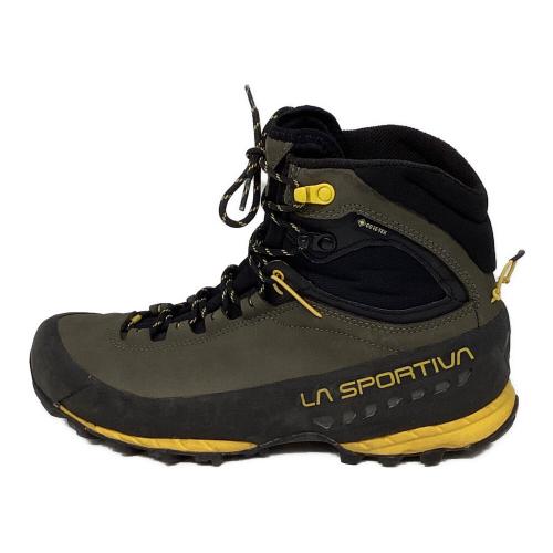 LA SPORTIVA (スポルティバ) トレッキングシューズ メンズ SIZE 27cm カーキ×イエロー TX5 GTX ハイカット(ソフトソール) 国内代理店表記 有