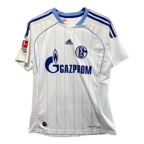 シャルケ04 サッカーユニフォーム 170cm ホワイト×ブルー ラウール【7】11-13 adidas