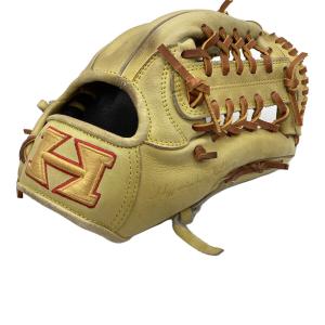 Hi Gold (ハイゴールド) 硬式グローブ SIZE 28cm イエロー ※土手紐なし 技極 オールラウンド用 WKG-3005