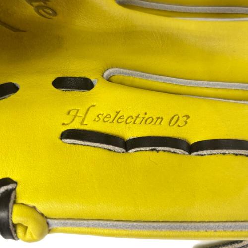 MIZUNO (ミズノ) 硬式グローブ イエロー サイズ9 グローバルエリート HSelection03 1AJGH26423